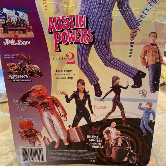 Vintage Groovy Baby Austin Powers Feature Film TalkingFigure Unopened McFarland - Picture 8 of 8
